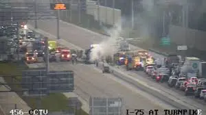 Fatal Tractor-Trailer Crash on I-75 in Miami-Dade Claims Driver's Life