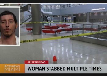 Police claim man stabs transgender woman 18 times at airport