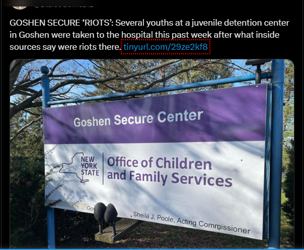 Youths Injured Amid ‘Riots’ at Goshen Juvenile Detention Center
