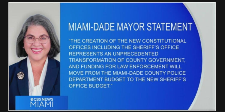 Allegations against mayor fuel heated race for Miami-Dade sheriff