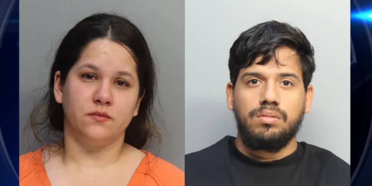 Parents arrested after leaving toddler in hot car while they shopped at Target in Aventura, police say