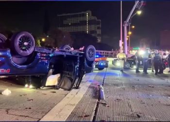 Police pursuit ends in rollover crash on SR 826 in Miami Gardens; man arrested, charged