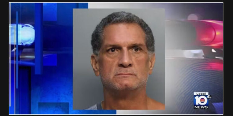 Police believe a Miami-Dade man who reported his father's death as a fall strangled him.