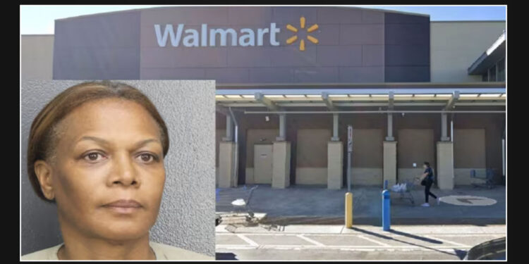 5-year-old boy bangs on a window for help after being left in a hot car at Walmart by a woman