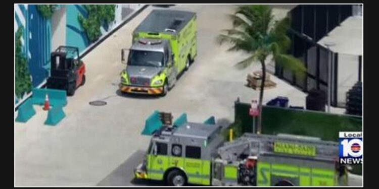 Reported explosion at Hard Rock Stadium sends three to hospital