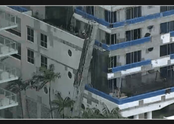 One person dies following partial scaffolding collapse at Miami Beach condominium