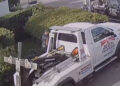 Man caught on video slashing 4 tires in South Beach tow yard after being denied his mother's towed car